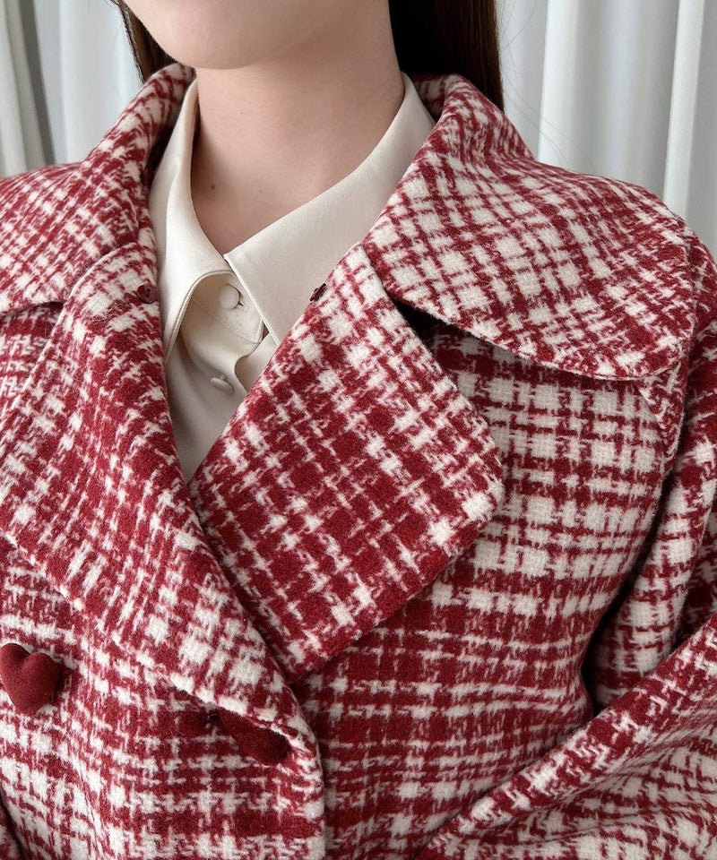 red / 158cm / ファーを外した状態