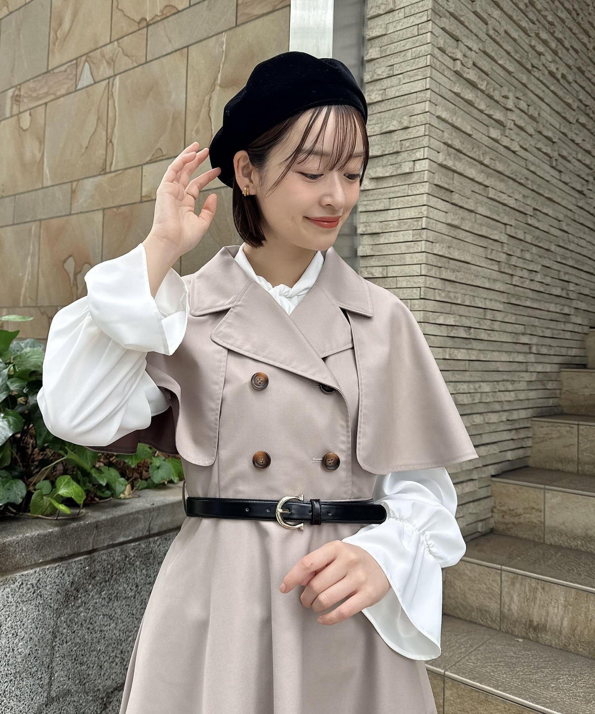 light beige / 165cm