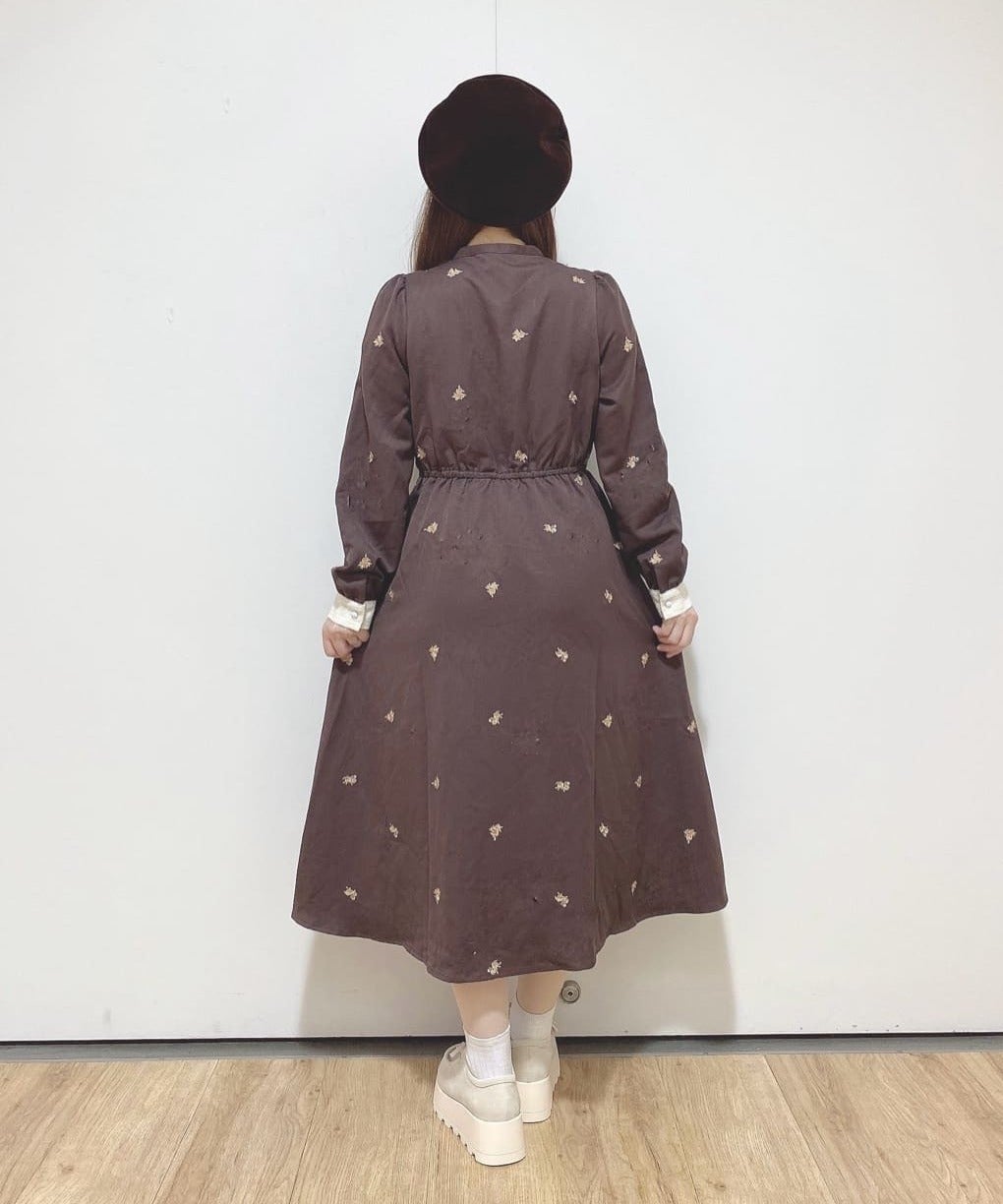 プチローズ刺繍レースヨークワンピース/F i.n.t [59AE02j003] | F