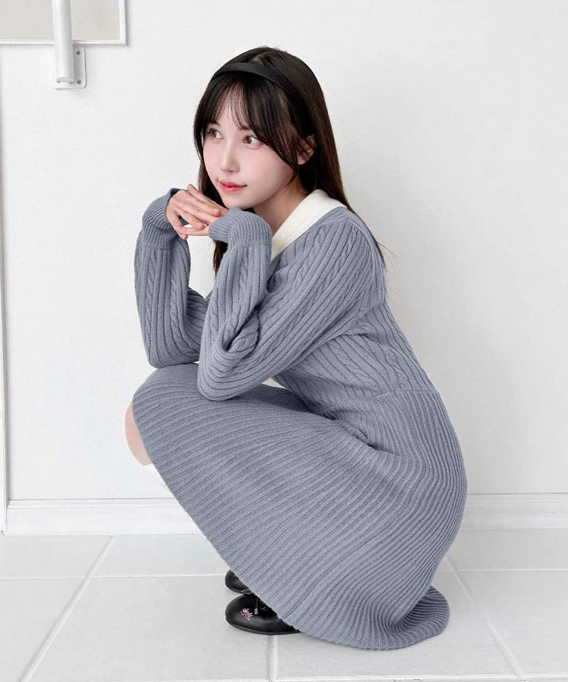 blue gray / 157cm