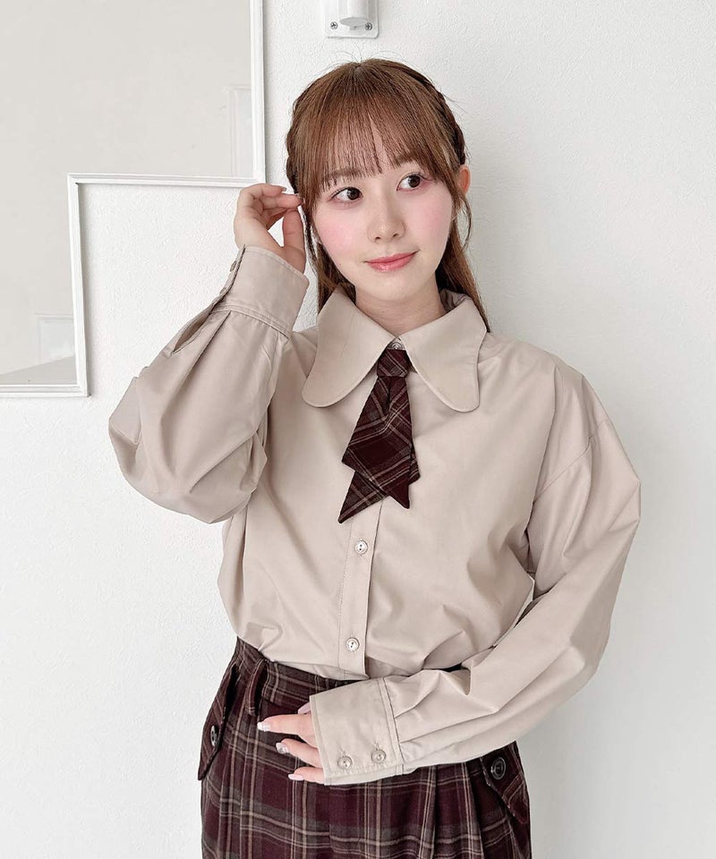 light beige / 158cm