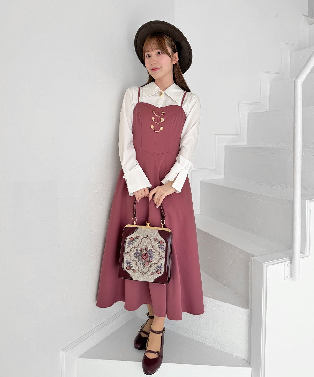 dark pink / 158cm / 袖を外した状態