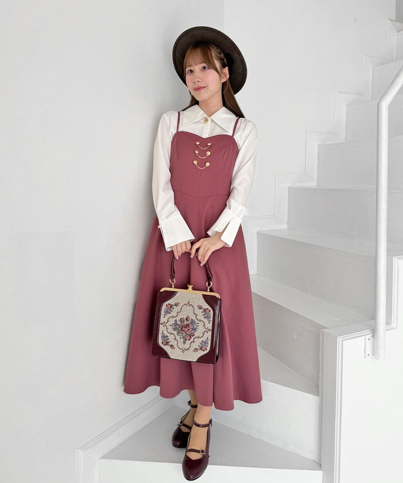 dark pink / 158cm / 袖を外した状態