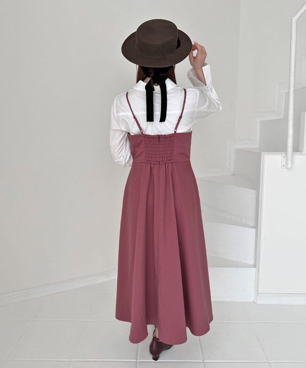 dark pink / 158cm / 袖を外した状態