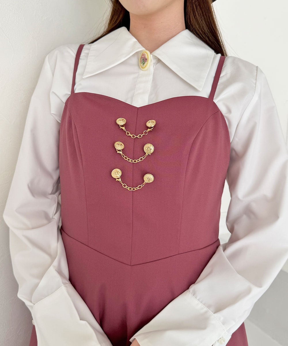 dark pink / 158cm / 袖を外した状態