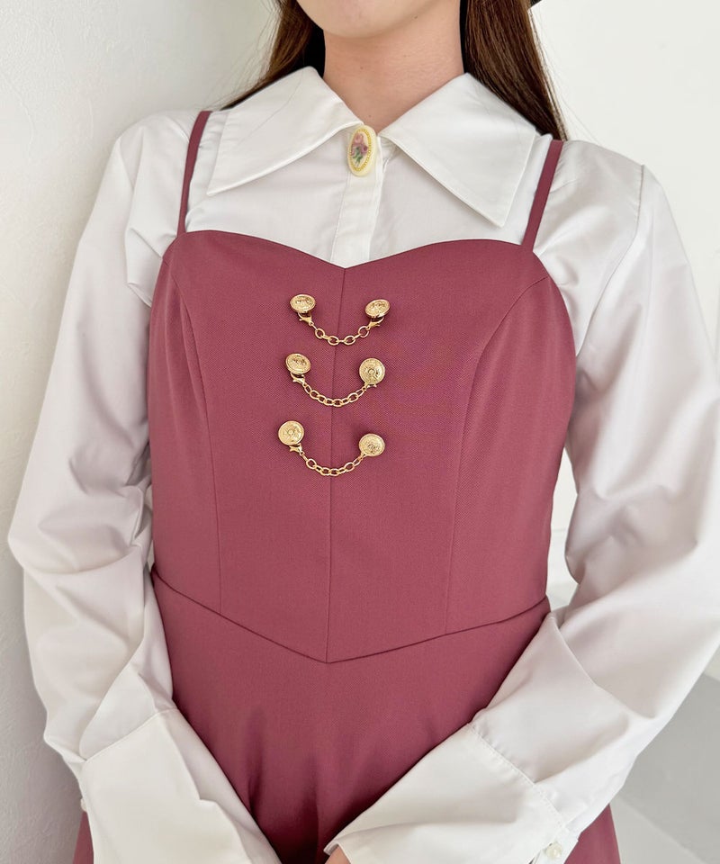 dark pink / 158cm / 袖を外した状態