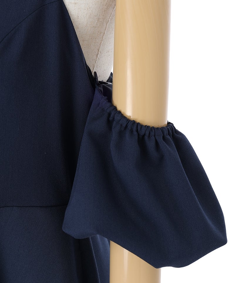 袖 (navy)