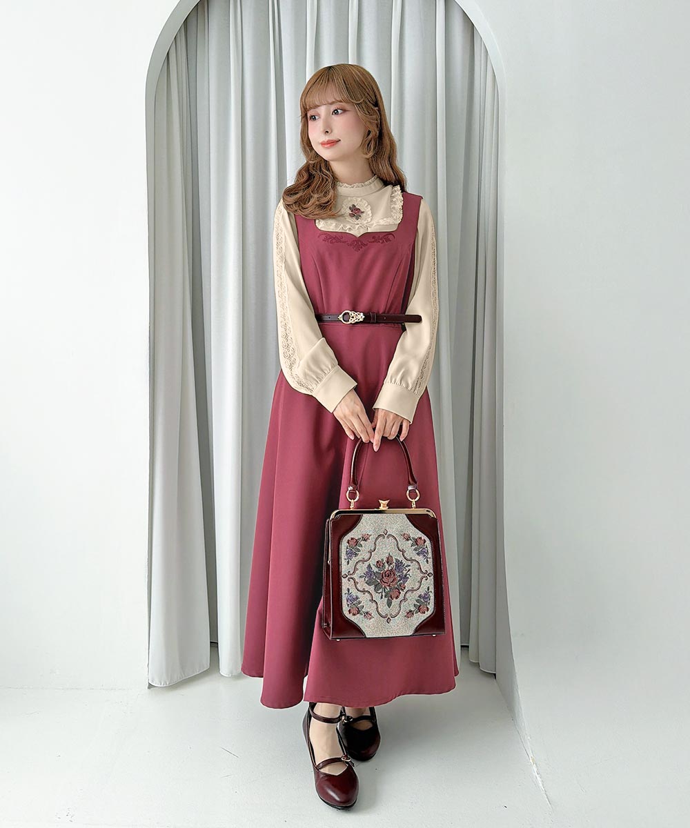 dark pink / 152cm / ベルトアレンジ