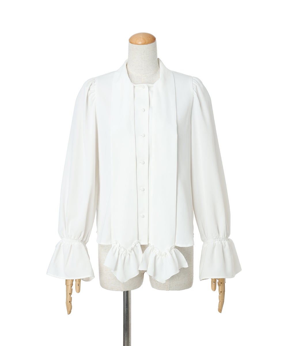 リボンをほどいた状態 (off　white)