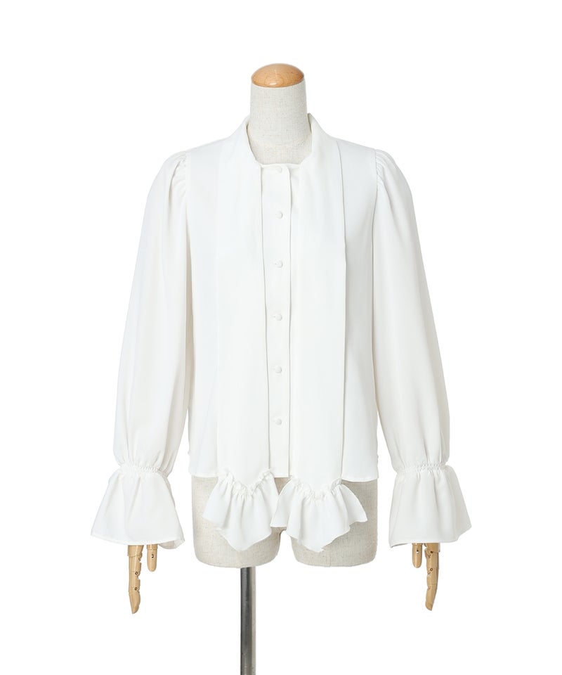 リボンをほどいた状態 (off　white)