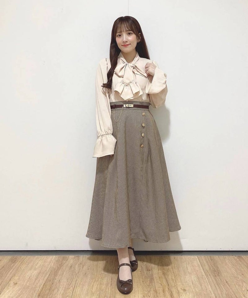 beige×brown / 150cm