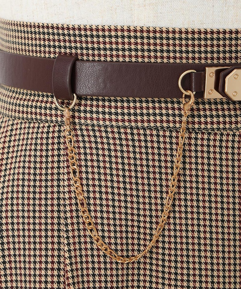 チェーン (beige×brown)