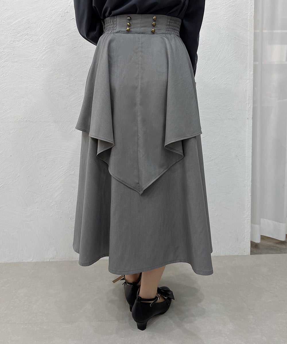 gray / 157cm / バックラッフルを外した状態