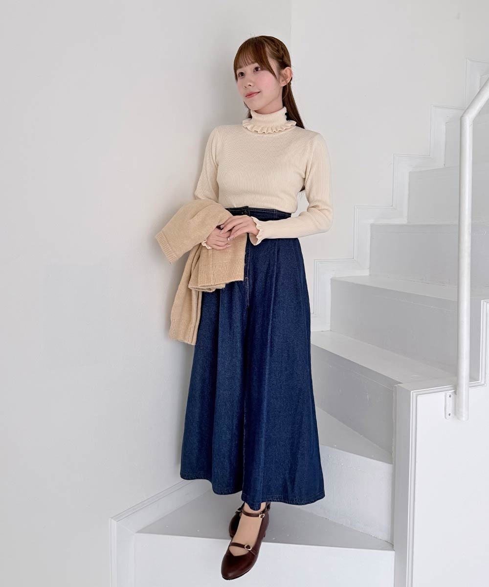 indigo / 158cm / 着用サイズ：0
