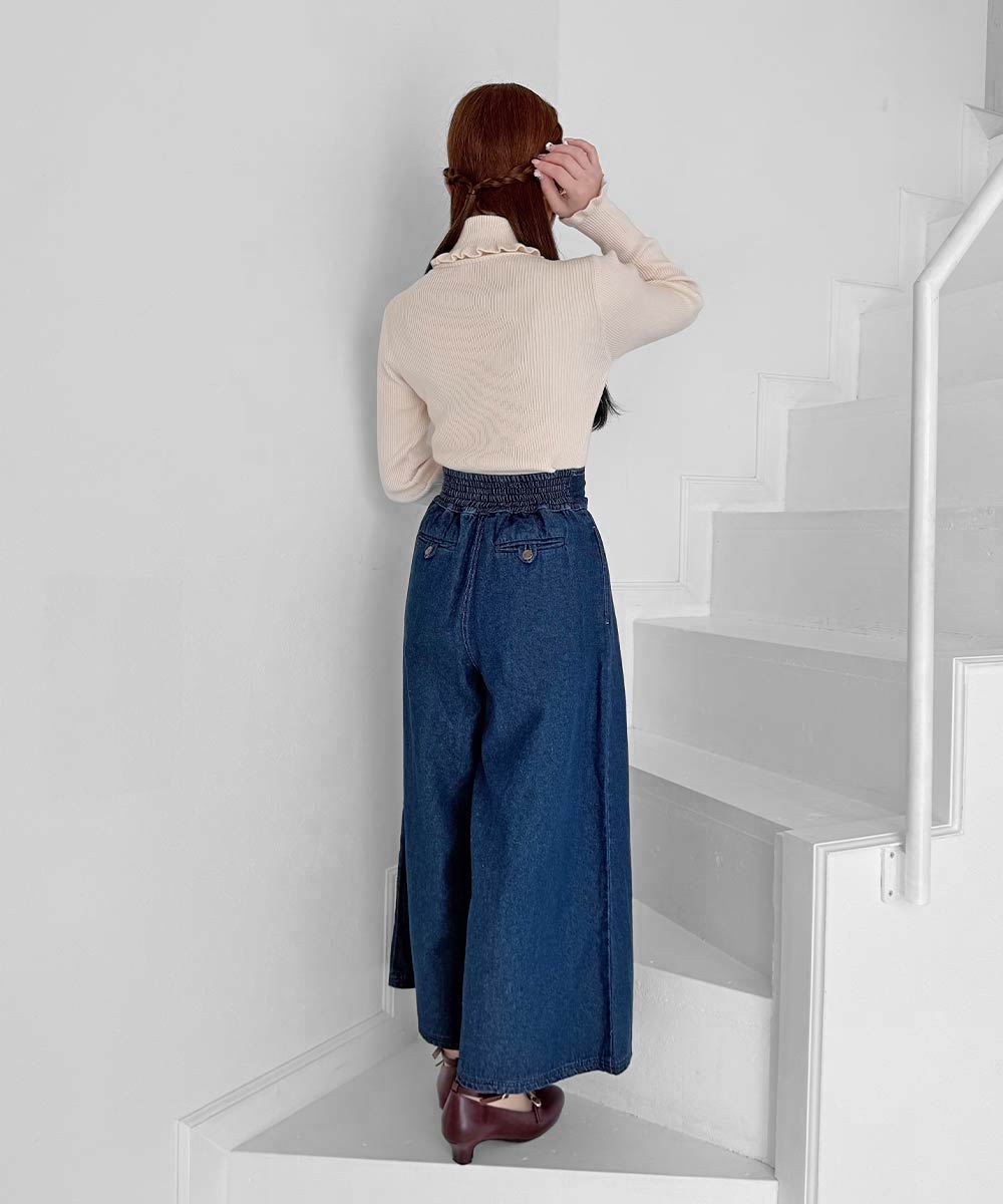 indigo / 158cm / 着用サイズ：0