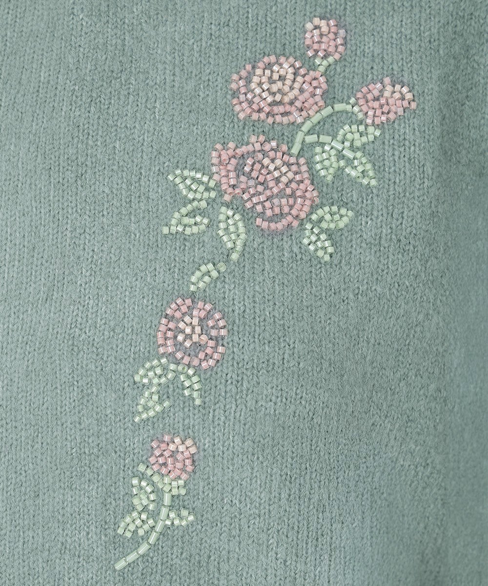 ビーズ刺繡 (mint)