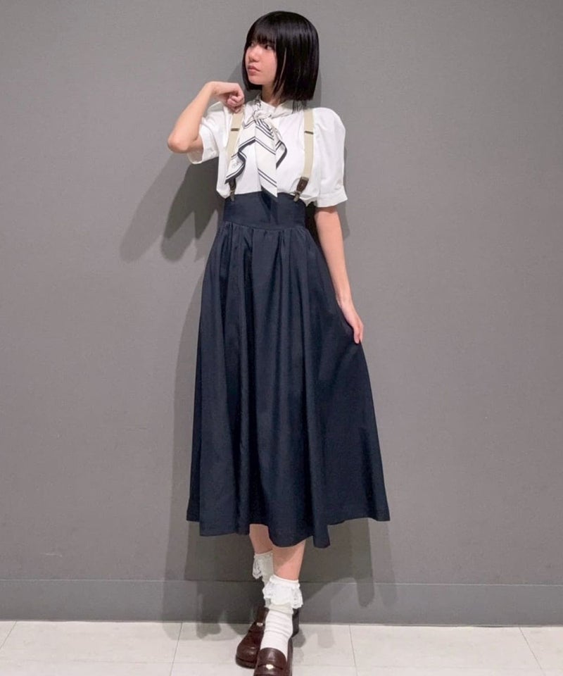 off white×navy / 165cm