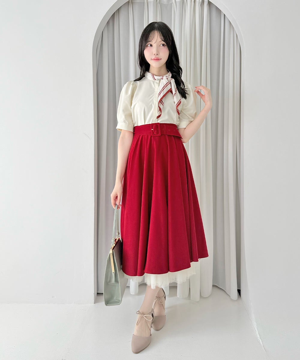 ivory×red / 157cm