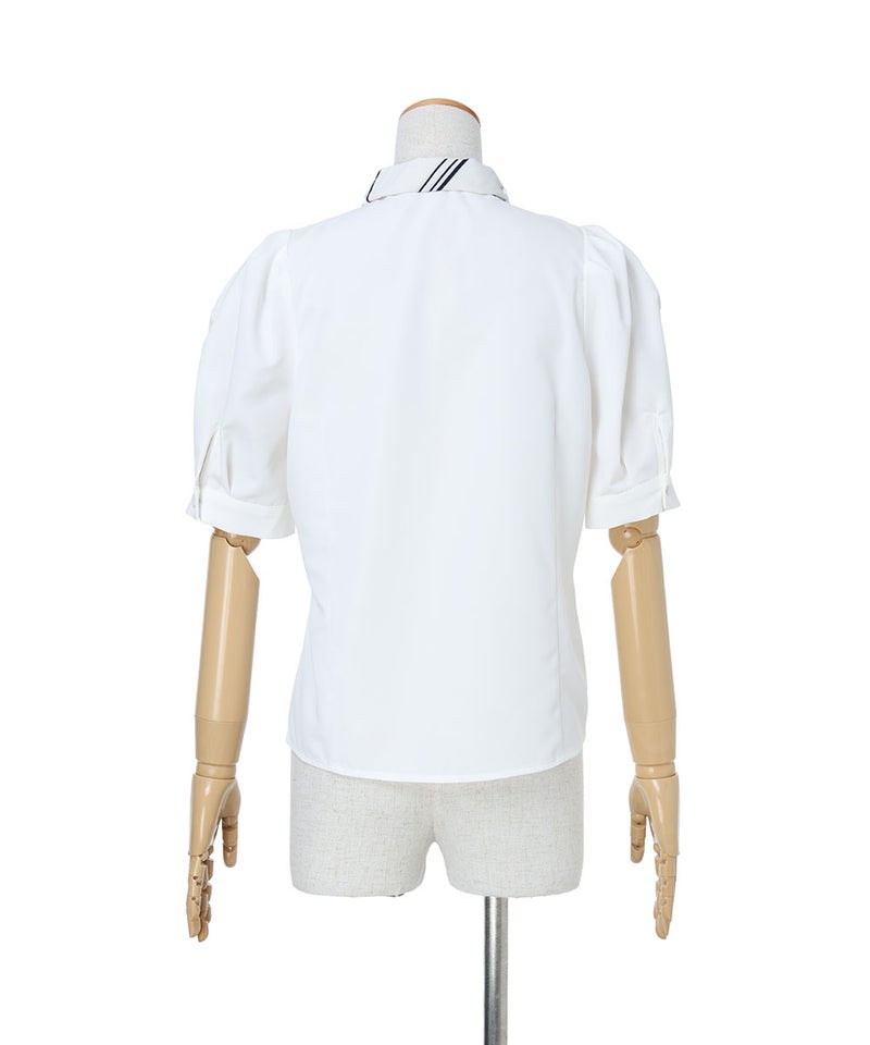 バック (off white×navy)