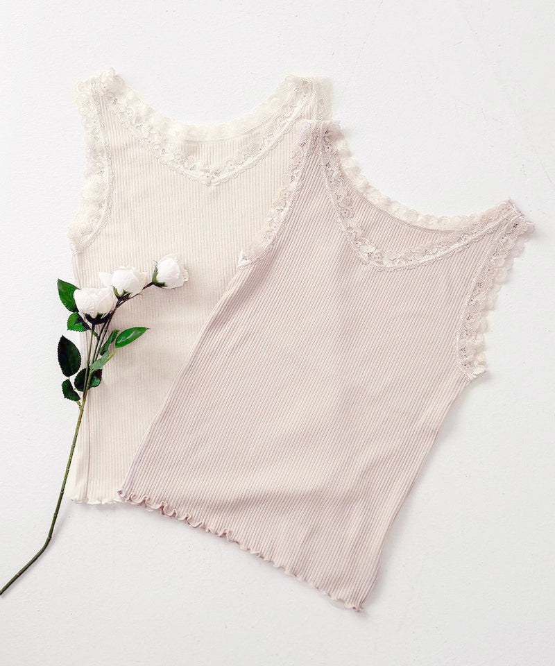 左：ivory / 右：pink beige