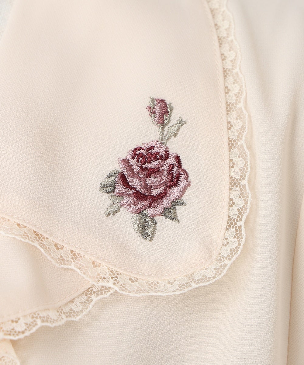 刺繡 (pink beige)