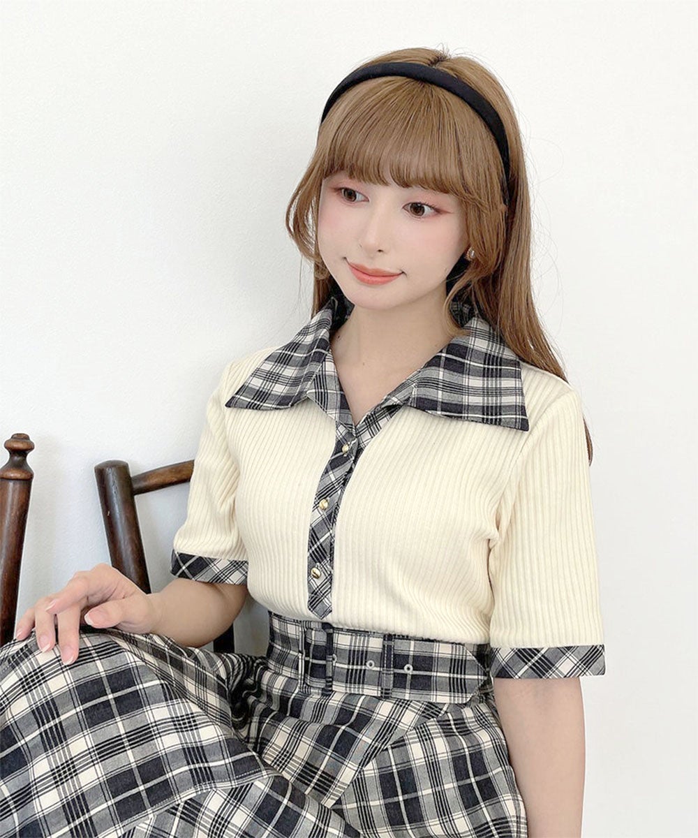 ivory×black / 152cm
