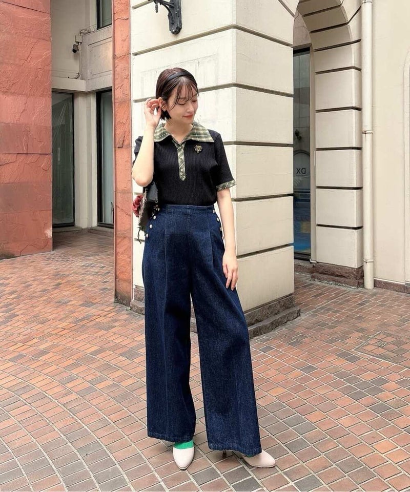black×beige / 165cm