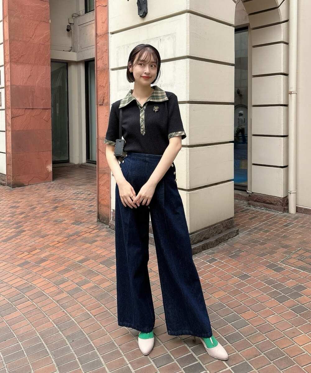 black×beige / 165cm
