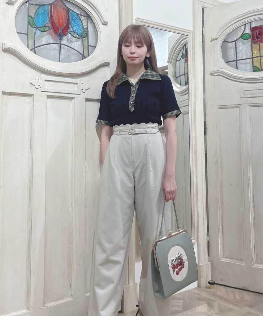 black×beige / 163cm