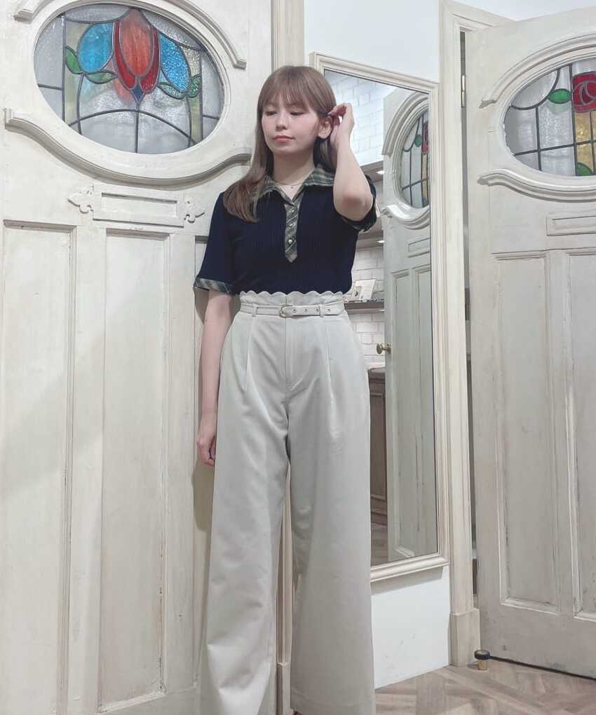 black×beige / 163cm