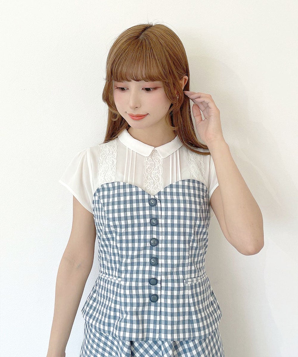 blue×white / 152cm