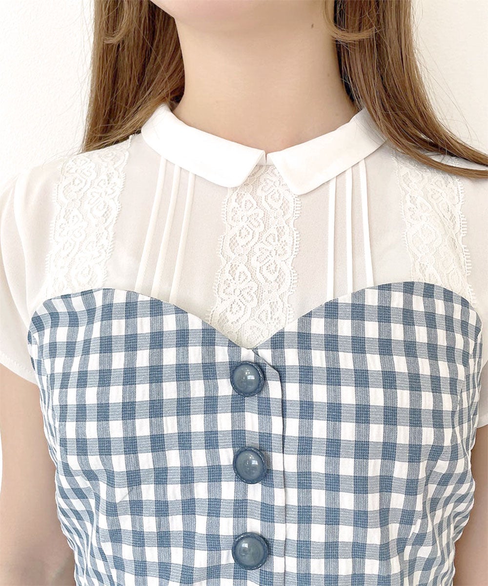 blue×white / 152cm