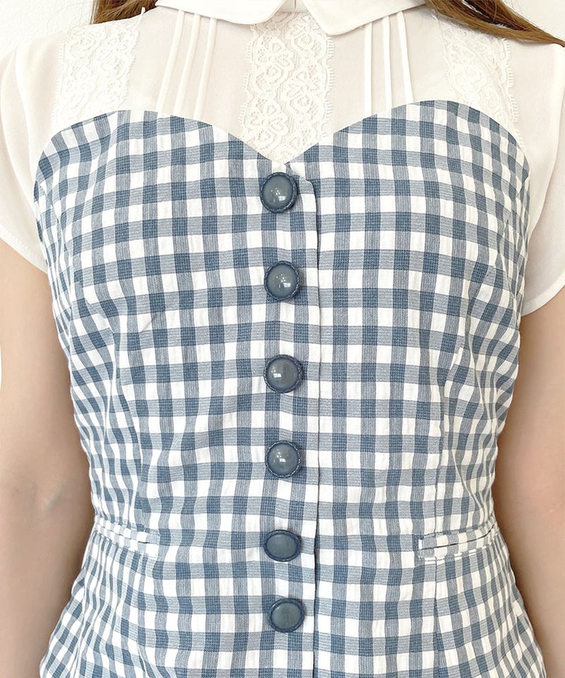blue×white / 152cm