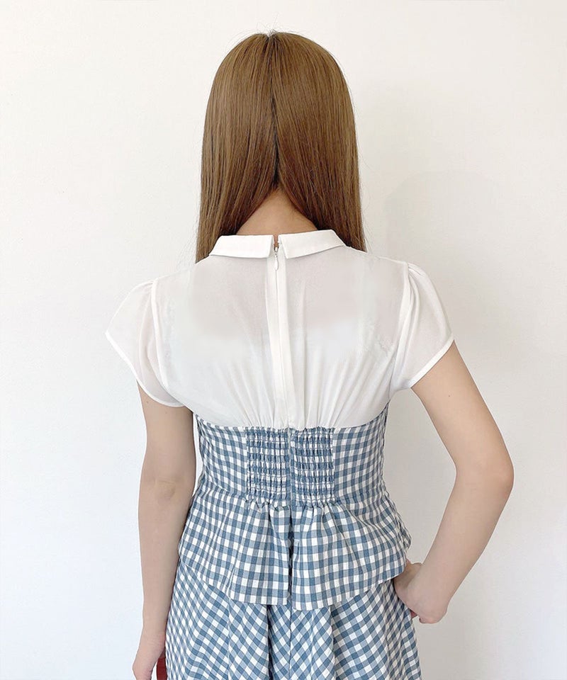 blue×white / 152cm