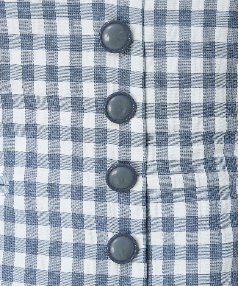 釦アップ (blue×white)