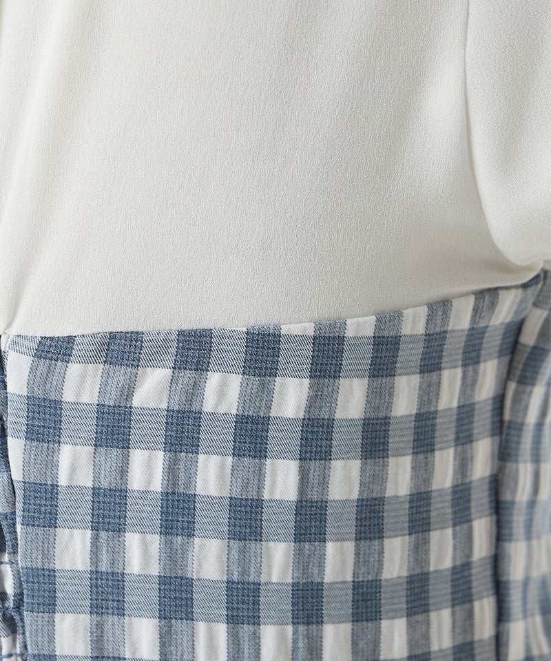 生地アップ (blue×white)