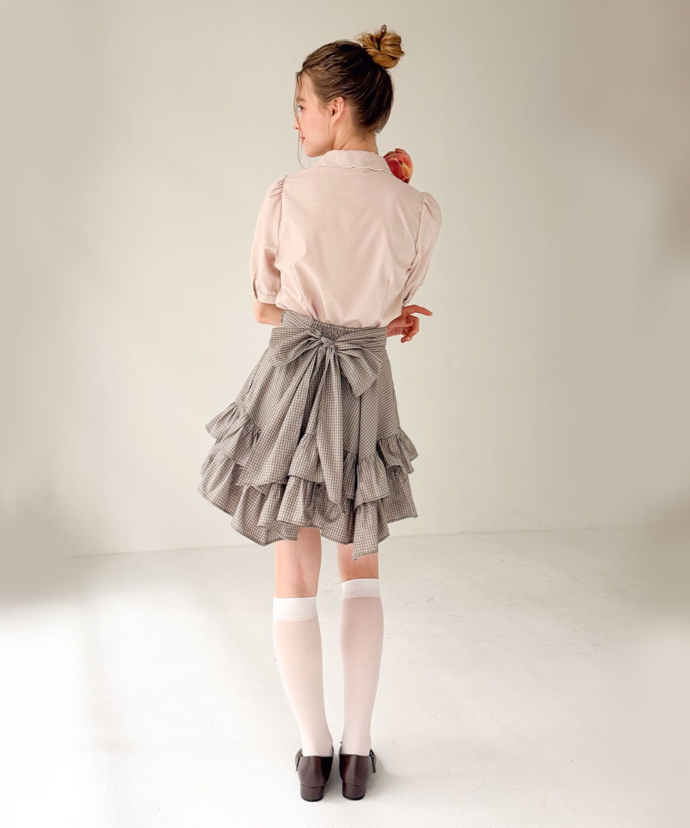 beige×blue / 170cm