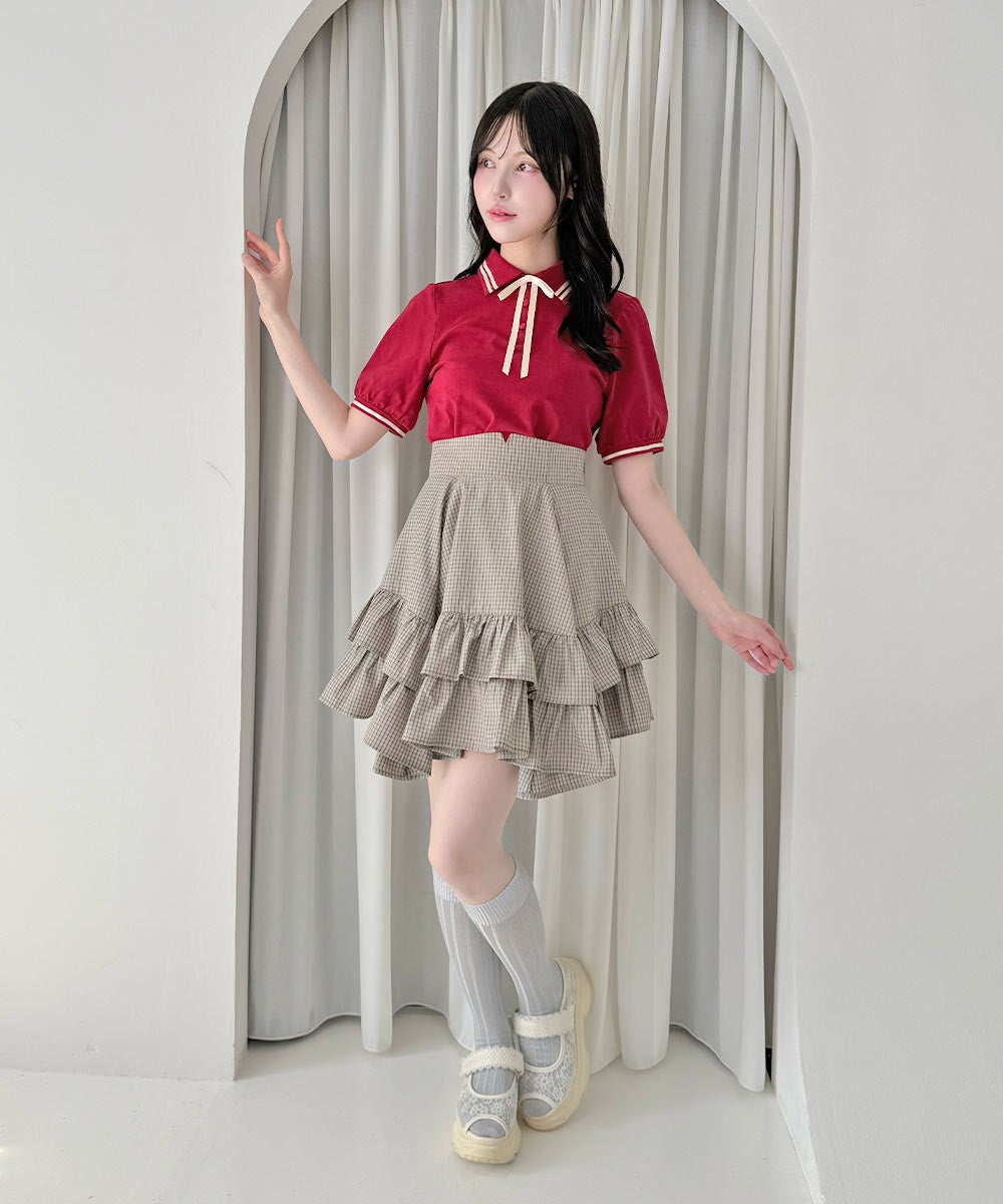 beige×blue / 157cm