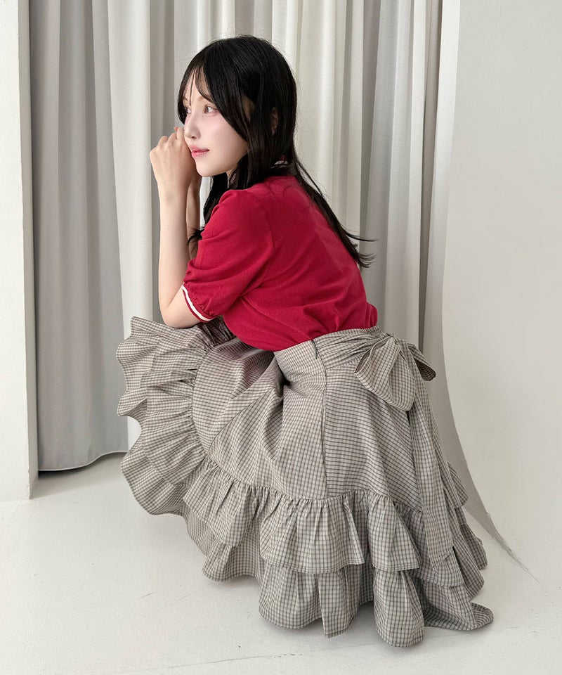 beige×blue / 157cm
