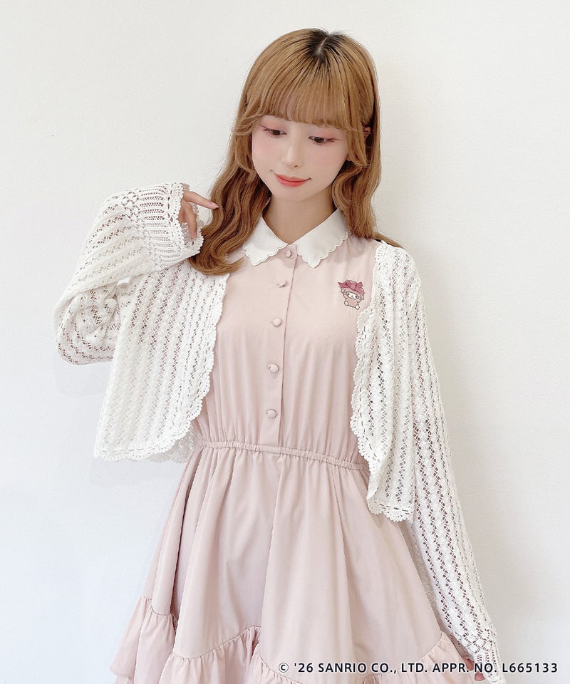light pink / 152cm / ボレロ着用