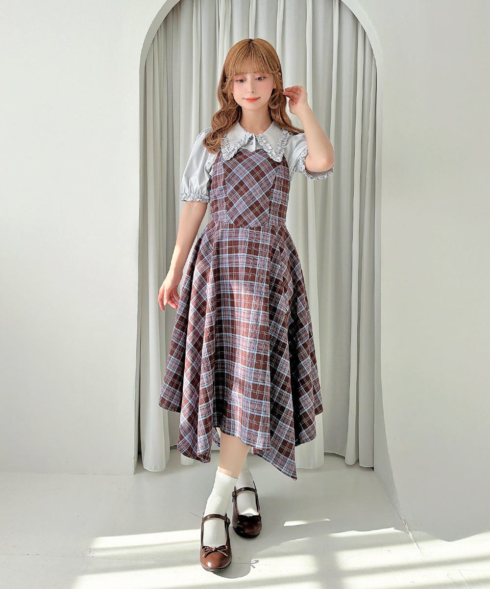 blue×brown / 152cm