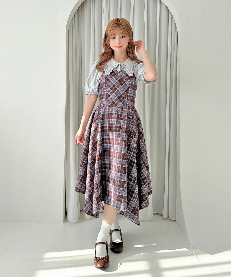 blue×brown / 152cm