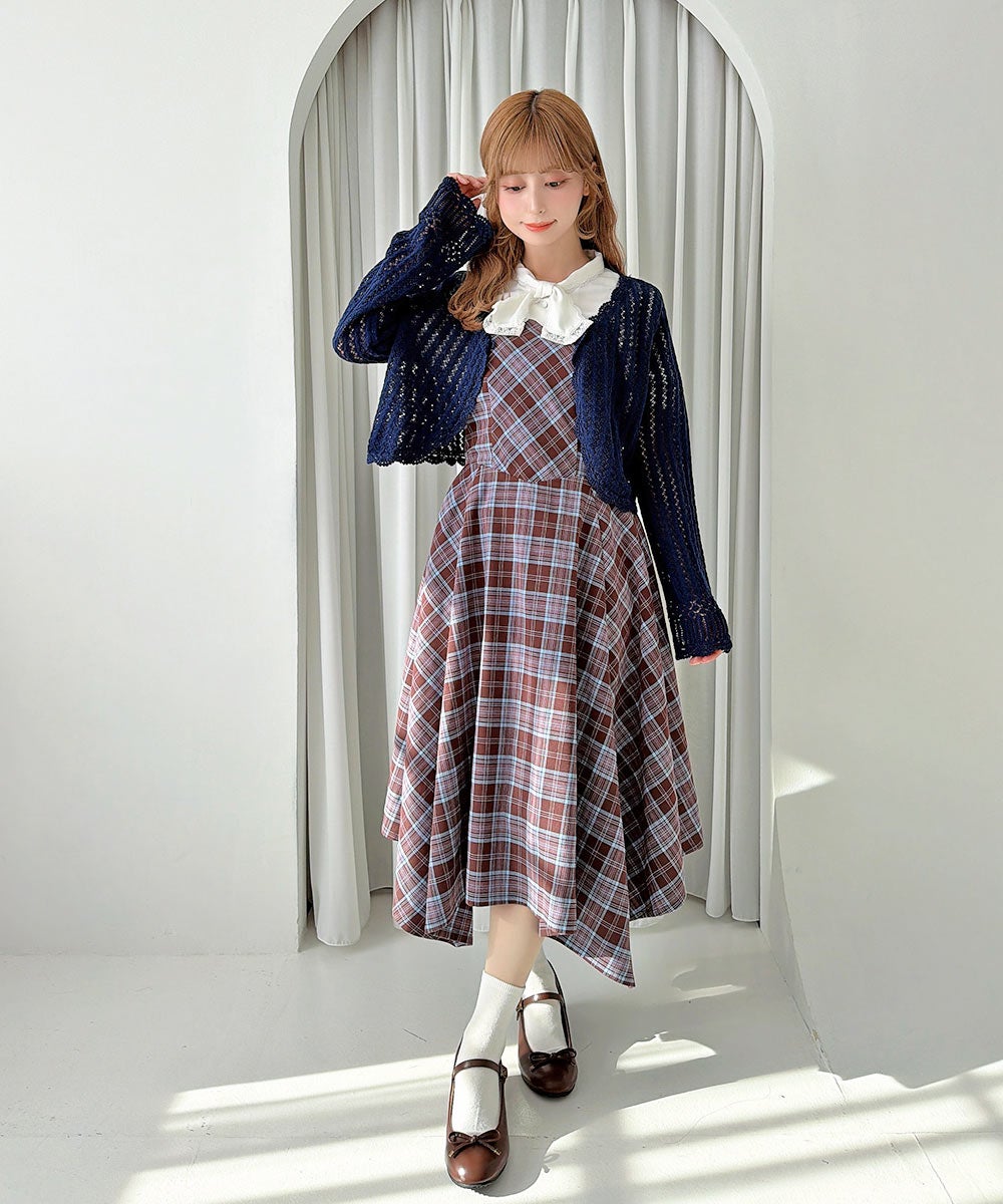 blue×brown / 152cm