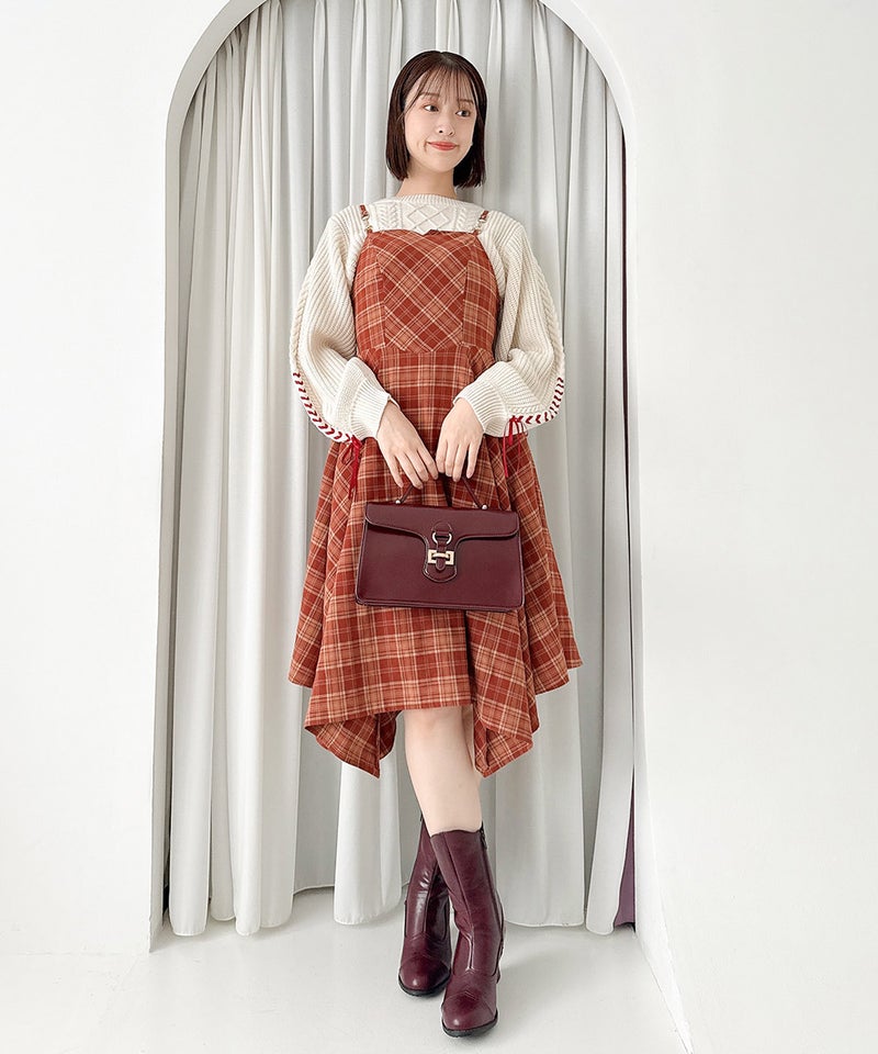 beige×red / 165cm