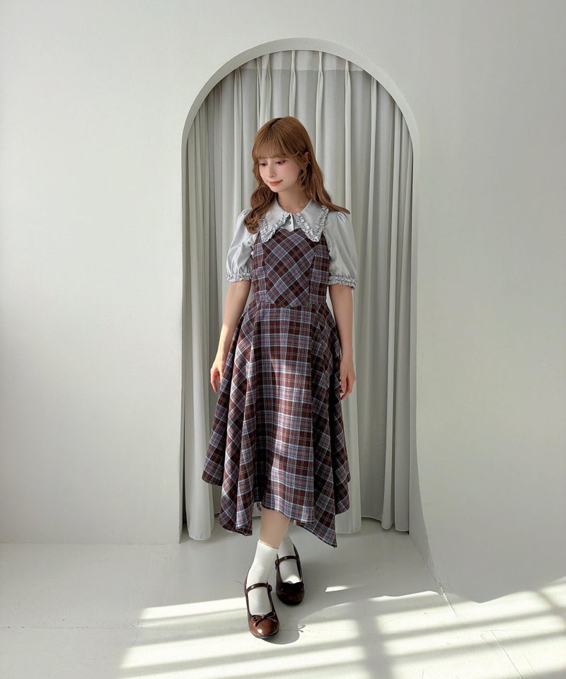 blue×brown / 152cm