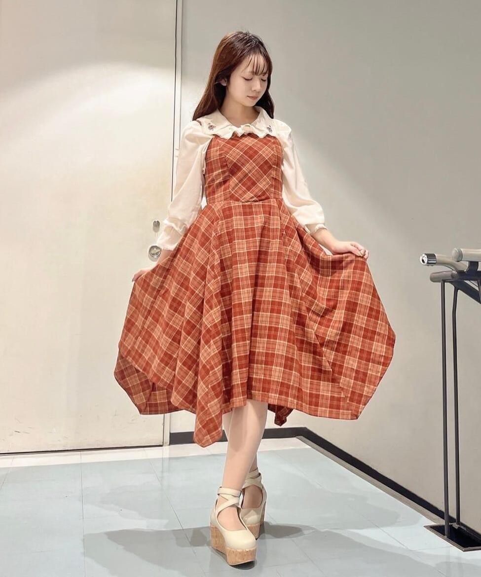 beige×red / 159cm