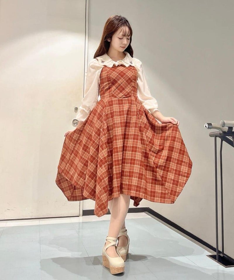 beige×red / 159cm