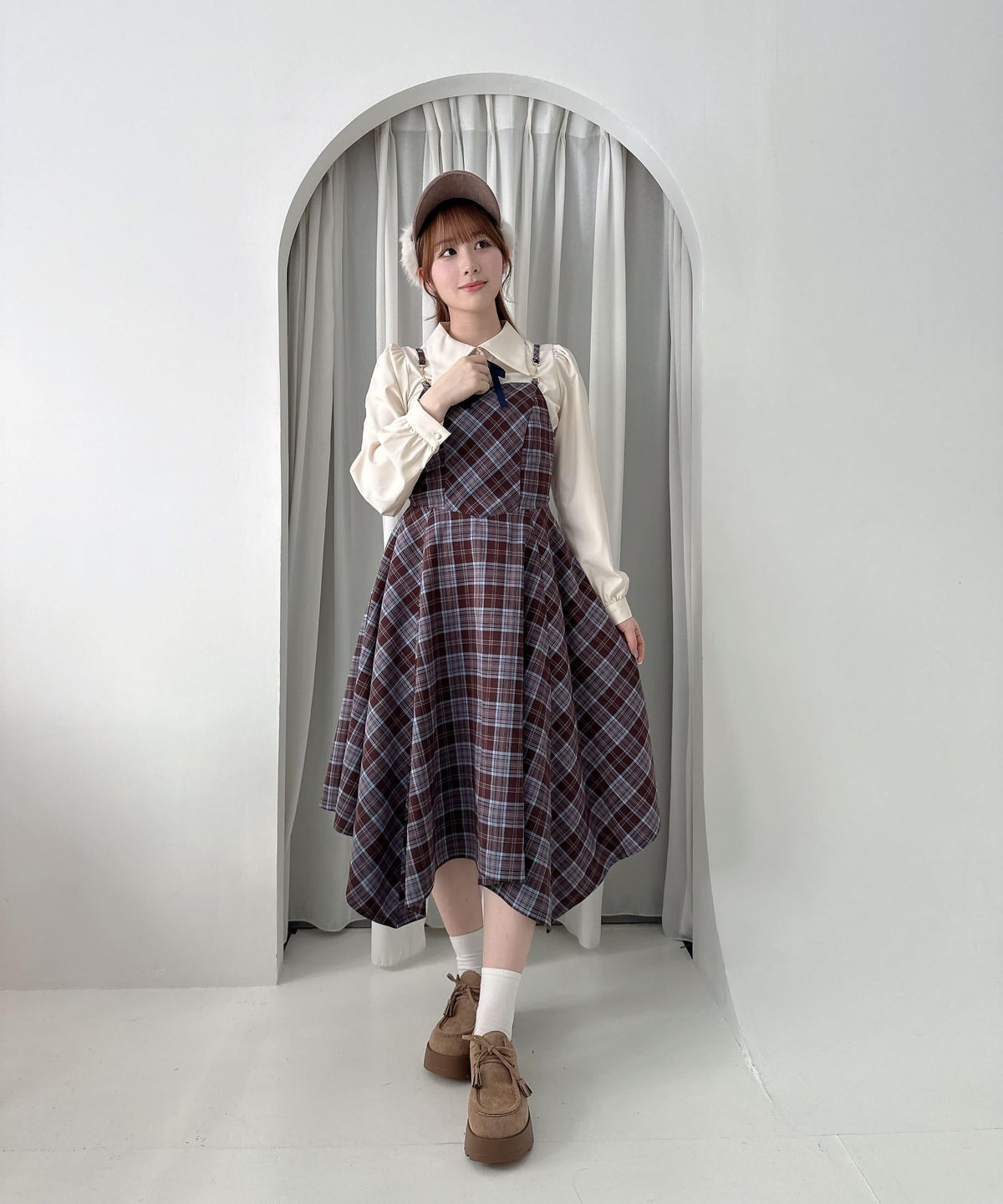blue×brown / 158cm