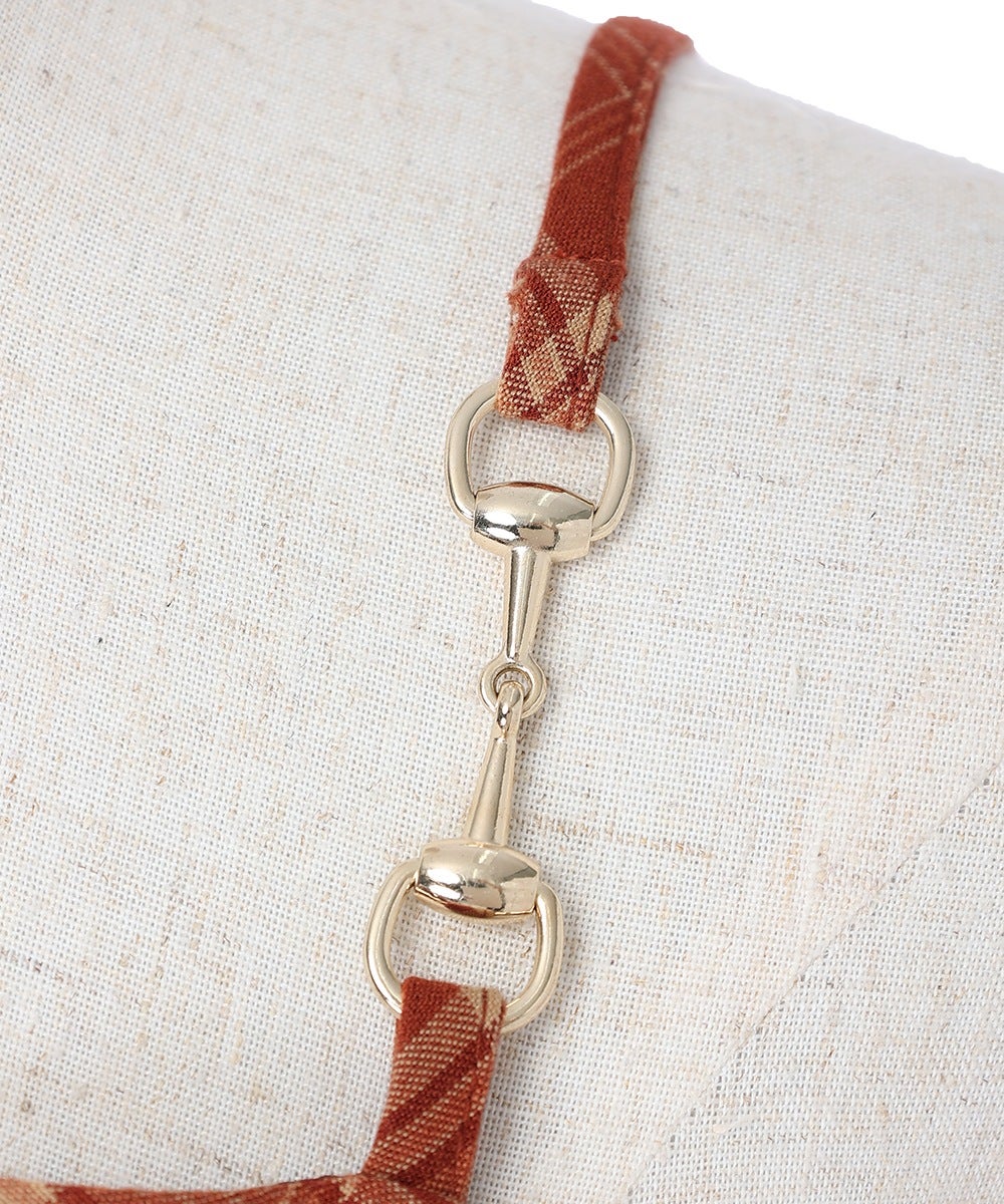金具 (beige×red)