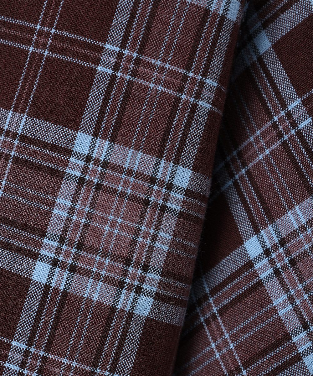生地アップ (blue×brown)